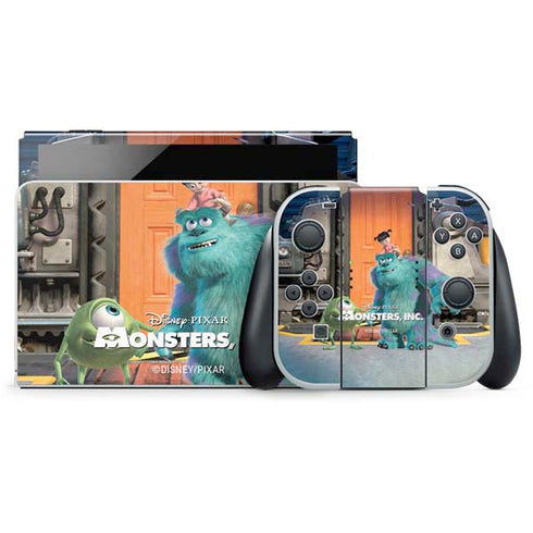 Disney Monsters Inc. Movie Poster Nintendo Switch OLED (2021) Skin